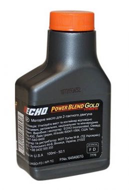 Масло Power Blend Gold 1:50 JASO FD 0,1л ECHO 6454007G ― ECHO
